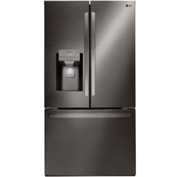 Image for LG 28-Cu. Ft. French Door Refrigerator In Black Stainless Steel from HD Supply