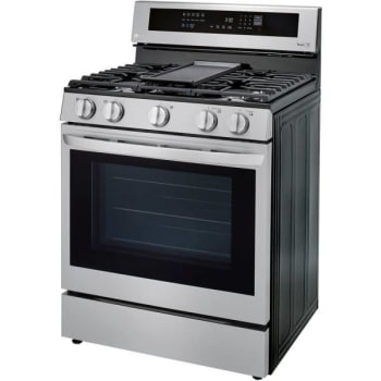 LG 5.8-Cu Ft Gas Convection Smart Range, Stainless Steel