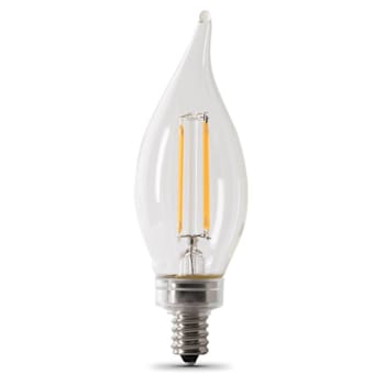 Image for FEIT Ba10 5.5 Watt 2700k E12 Base Clear Filament Flame Tip LED Bulb (6-Pack) from HD Supply