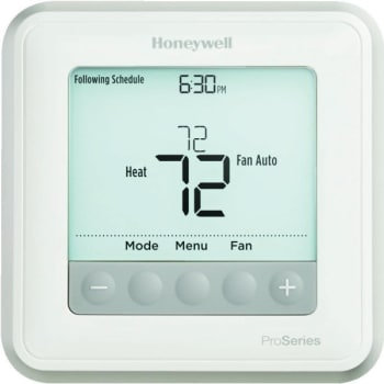 Image for Honeywell® T6 Pro Programmable Thermostat, 2 Heat/1 Cool Or 2 Heat/2 Cool from HD Supply