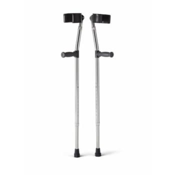 Image for Medline Aluminum Adult Forearm Crutch, Package Of 2 from HD Supply