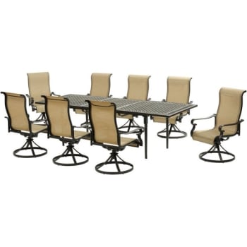 Image for Hanover Brigantine 9 Piece Dining Set from HD Supply