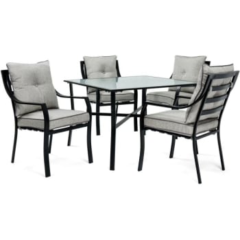 Image for Hanover Lavallette 5 Piece Steel Outdoor Patio Dining Set from HD Supply