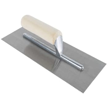 Qep Roberts 1/16 X 1/32 X 5/64 Pro Series Notch Trowel, Notch Type E2