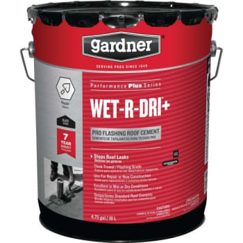 5 Gallon Gardner Pro Seal Premium Roof Cement Hd Supply
