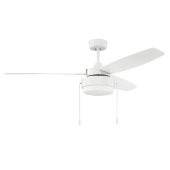 Craftmade™ Intrepid 52 In. 3-Blade Led Ceiling Fan W/ Light (White)