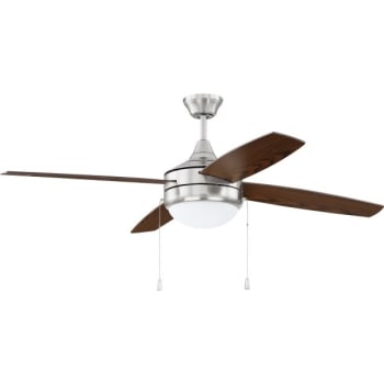 Image for Craftmade™ Phaze 52 In. 4-Blade Led Ceiling Fan W/ Light (Polished Nickel) from HD Supply