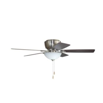 Image for Litex Riggio 52 in Ceiling Fan w/ Light (Brushed Nickel) from HD Supply
