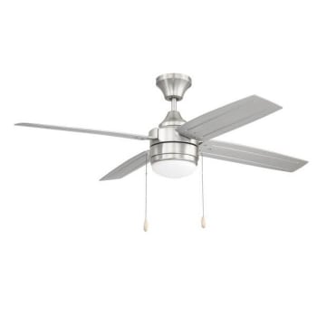 Image for Litex Aikman 52 in. 4-Blade LED Ceiling Fan w/ Light (Gray) from HD Supply