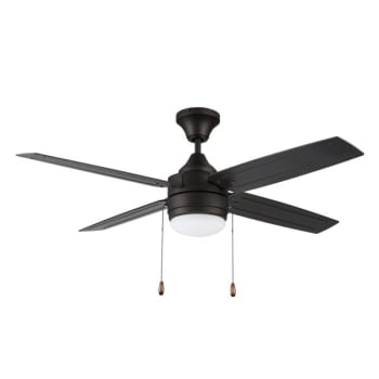 Litex Aikman 52 In. Led Ceiling Fan W/ Light (brown)