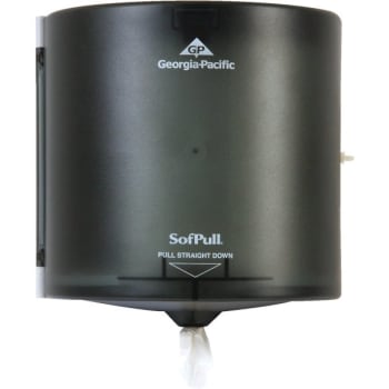 Image for Sofpull® Translucent Smoke High Capacity Centerpull Towel Dispenser from HD Supply
