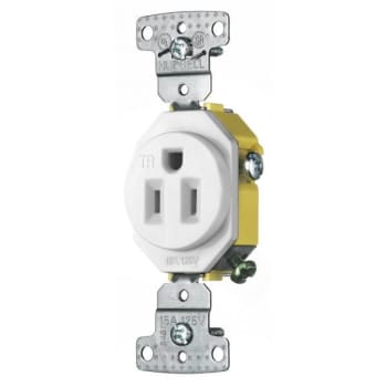 Image for Hubbell® 15 Amp 125 Volt Residential Grade Duplex Standard Outlet (10-Pack) (White) from HD Supply