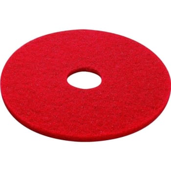 Norton® 17 in Buffering Floor Pad (5-Box) (Red)