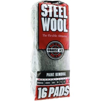 Image for Homax Steel Wool Scouring Pad, Package Of 16 from HD Supply