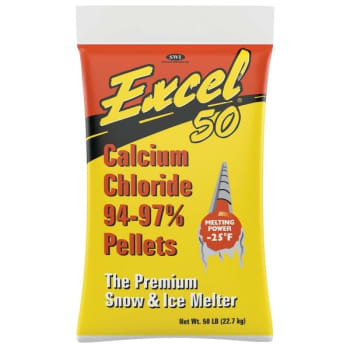 Image for Excel 50 Pound Bag Calcium Chloride Ice Melt Pellets from HD Supply