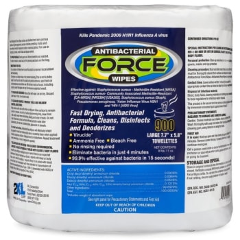 Image for 2xl Force Antibacterial Wipes, 900 Sheet Refill Rolls, Case Of 4 from HD Supply