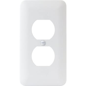 Image for Titan3 1-Gang Wrinkle Duplex Wall Plate (25-Pack) (White) from HD Supply