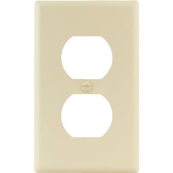Image for Titan3 1-Gang Wrinkle Duplex Wall Plate (25-Pack) (Ivory) from HD Supply