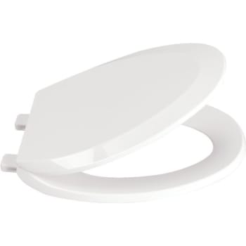 Image for Seasons® White Plastic Elongated Beveled Slow Close Quick Release - Pk 6 from HD Supply