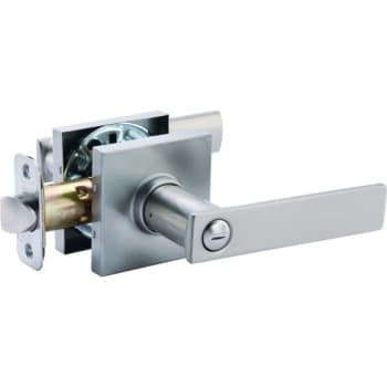 Image for Shield Security® TMS0S30 Square Straight Privacy Lever, 1.375 to 1.75" Backset, Satin Nickel from HD Supply