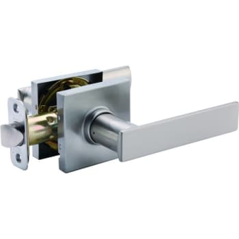 Image for Shield Security® TMS0S82 Square Straight Passage Lever, 1.375 to 1.75" Backset, Satin Nickel from HD Supply