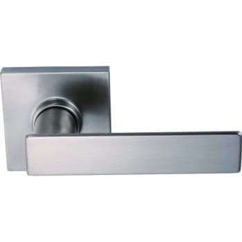 Image for Shield Security® Tms0s78 Square Straight Dummy Lever, 1.375 To 1.75" Backset, Satin Nickel from HD Supply