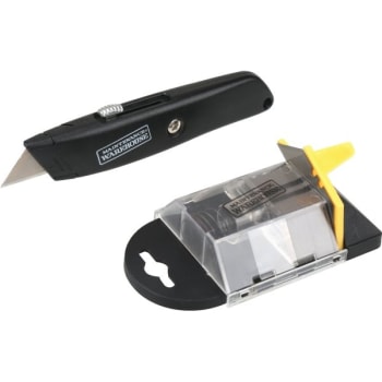 Maintenance Warehouse® Retractable Utility Knife With 50 Blades