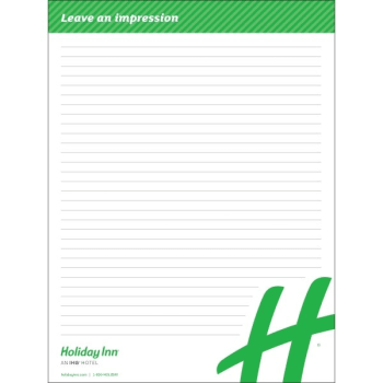 Image for Holiday Inn® Meeting Room Notepads 10 Sheets Per Pad 8-1/2 X 11" Case Of 200 from HD Supply
