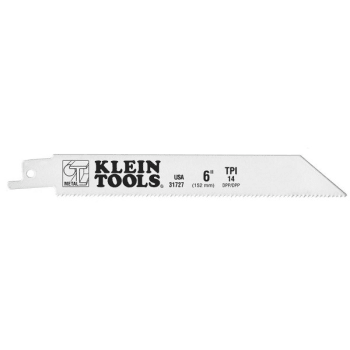Klein Tools® 14 Tpi Reciprocating Saw Blade 6"