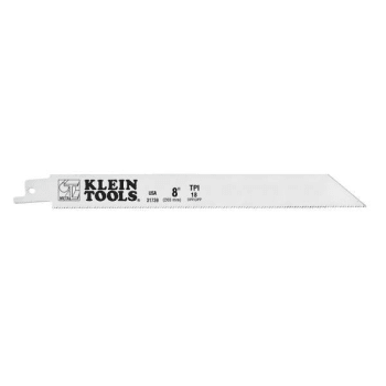 Klein Tools® 18 Tpi Reciprocating Saw Blade 8"