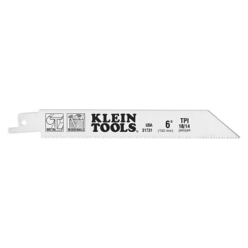 Klein Tools® 10/14 Tpi Reciprocating Saw Blade 6"