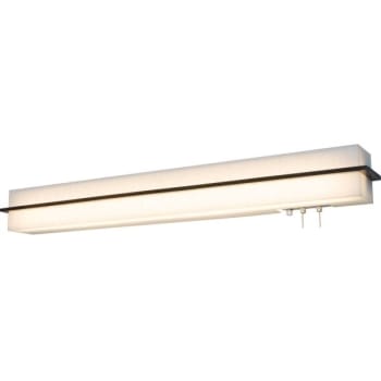 Image for AFX Lighting Apex 68W LED Clean Room Light Fixture (Espresso/Jute) from HD Supply