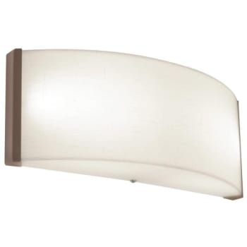 Image for AFX Algiers 15.5 in. 1-Light LED Wall Sconce (Bronze) from HD Supply