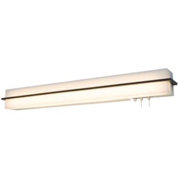 Image for Afx Lighting Apex 56w Led Clean Room Light Fixture (espresso/jute) from HD Supply