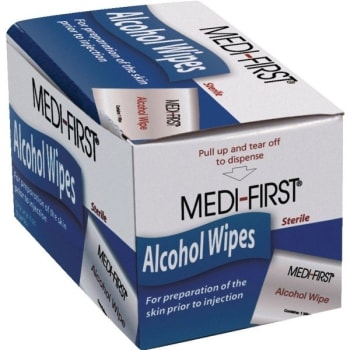 Medi-First® Alcohol Prep Pad Package Of 50