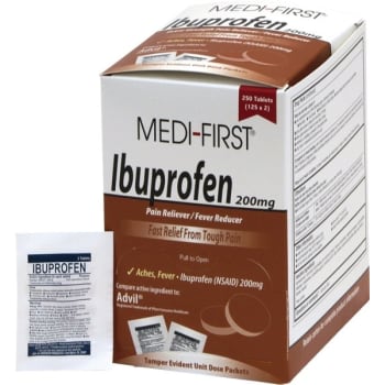 Image for Medi-First 200 Mg Medi-First Ibuprofen 2 Tablets, Box Of 250 from HD Supply