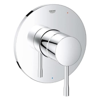 Image for Grohe Essence Pressure Balance Valve Trim Kit W/ Cartridge (Starlight Chrome) from HD Supply