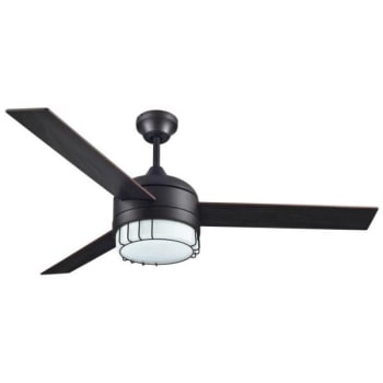 Image for Design House® Ajax 52 in. 3-Blade LED Ceiling Fan w/ Light (Oil Rubbed Bronze) from HD Supply