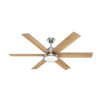 Image for Hunter® 60 In. 6-Blade Led Ceiling Fan W/ Light (Brushed Nickel) from HD Supply