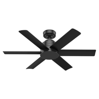 Image for Hunter® Kennicott 44 in Outdoor Ceiling Fan w/ 3-Speed Wall Control (Matte Black) from HD Supply