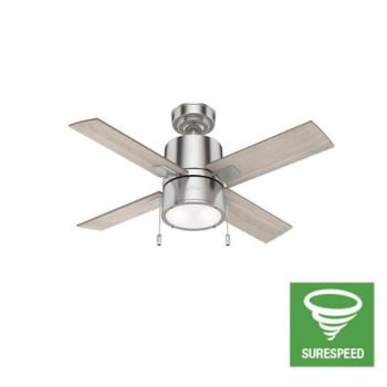 Image for Hunter® Beck 42 In. Led Ceiling Fan W/ Light (Brushed Nickel) from HD Supply