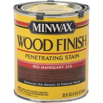 Image for Minwax 70007 Qt Red Mahogany 225 Stain from HD Supply