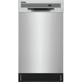 Frigidaire® 18" Built-In, Front  Control, 6-Cycle, 58 dB Dishwasher, Stainless Steel