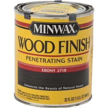 Image for Minwax 70013 Qt Ebony 2718 Stain from HD Supply
