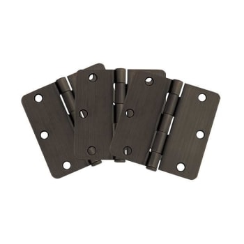 Image for Design House Radius 3-1/2 X ¼ In. Door Hinges (3-Pack) from HD Supply