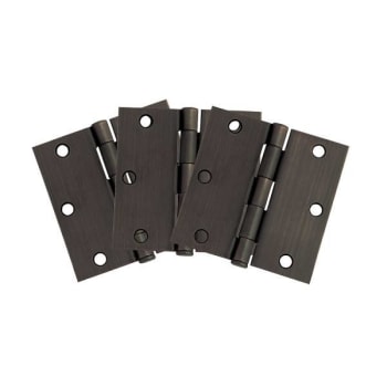 Image for Design House Square 3-1/2 In. Corner Door Hinge (3-Pack) from HD Supply