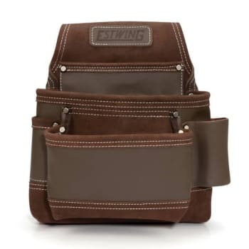 Image for Estwing 9 Pocket Leather Contractor's Tool Pouch from HD Supply