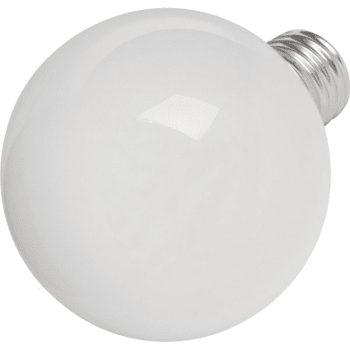 3.8W G25 LED Globe Bulb (2700K) (White) (3-Pack)