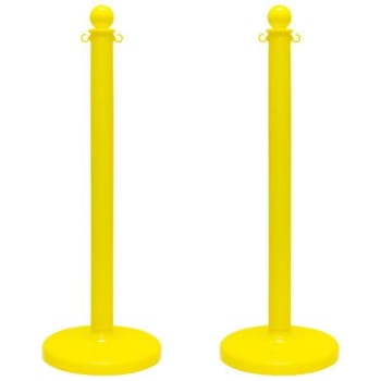 Image for Mr. Chain Yellow Medium Duty Stanchion Package Of 2 from HD Supply