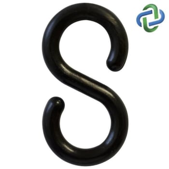 Mr. Chain Black 2 Inch S-Hook Package Of 10